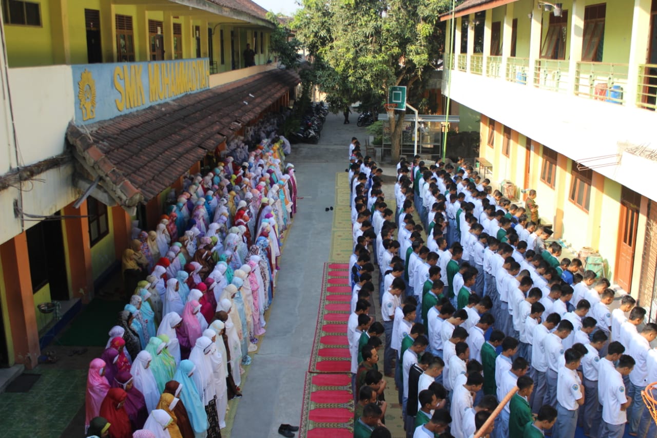 Pembiasaan Sholat Dhuha untuk Siswa SMK Muhammadiyah Delanggu